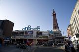central blackpools shopping district witn the tower in the background