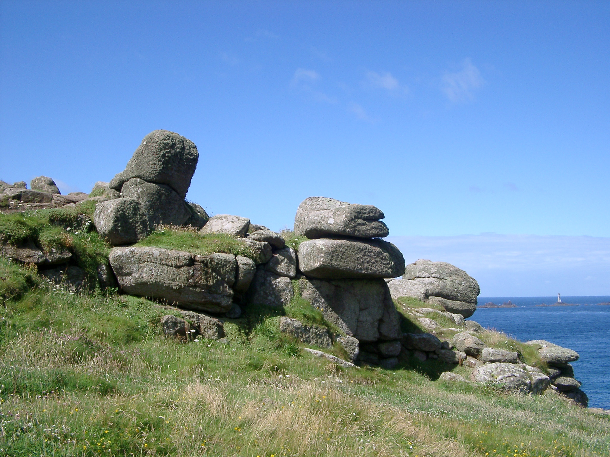 an image of unusual wind weathered stones and lands end