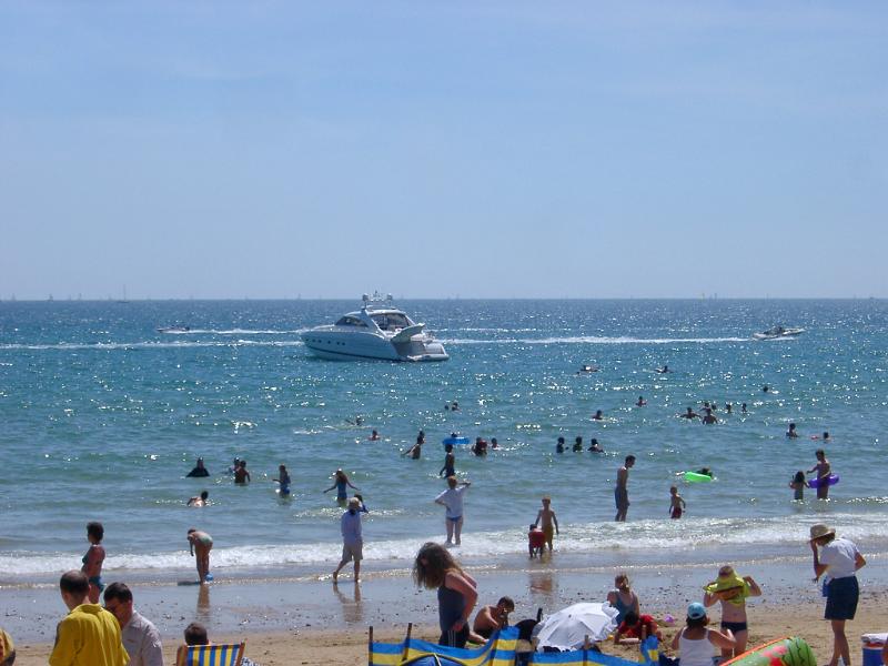 summer holiday at the beach in cornwall