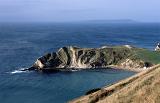 lulworth cove on the jurassic coast, dorset