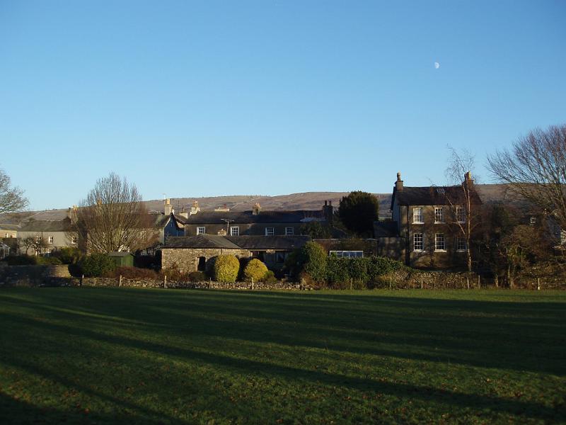 the small village of cartmel, cumbria