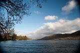 Scenic view of Consiton Water in Cumbria, the third largest lake in the English Lake District