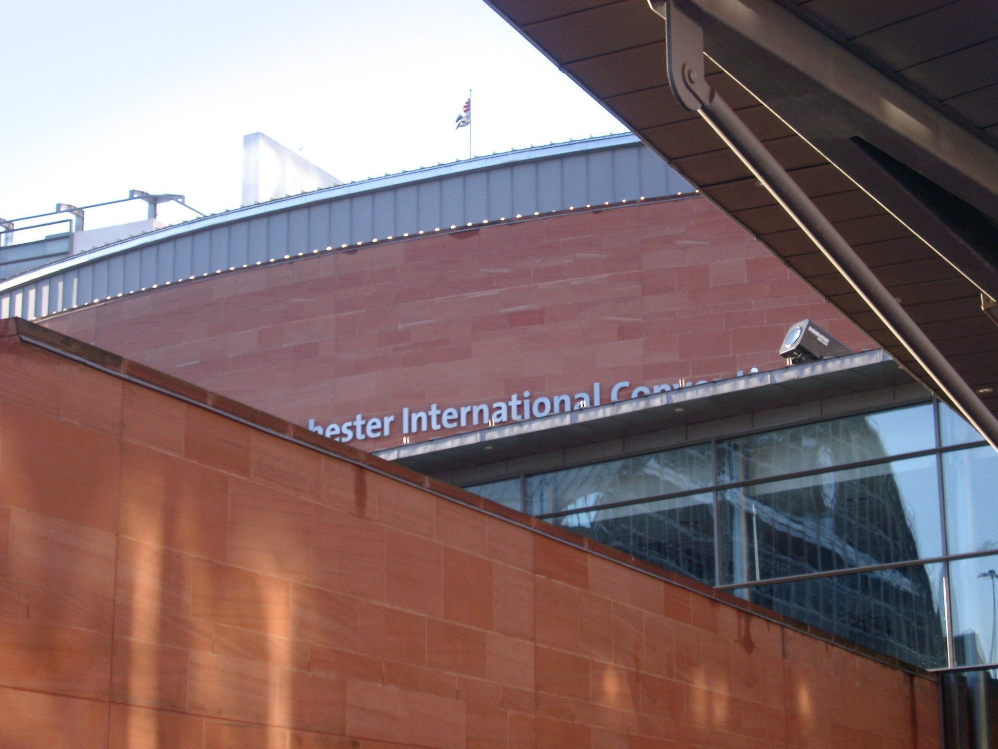 an image of Abstract Close Up of Exterior of Manchester Central Convention Complex, England
