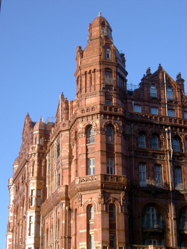Architectural Detail of Midland Hotel Edwardian Baroque Architecture, Manchester, England