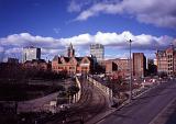 Overview of Manchester Piccadilly Train Station, Manchester, England