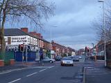 a street view in moss side, inner city manchester