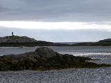 Stormy estury seascape