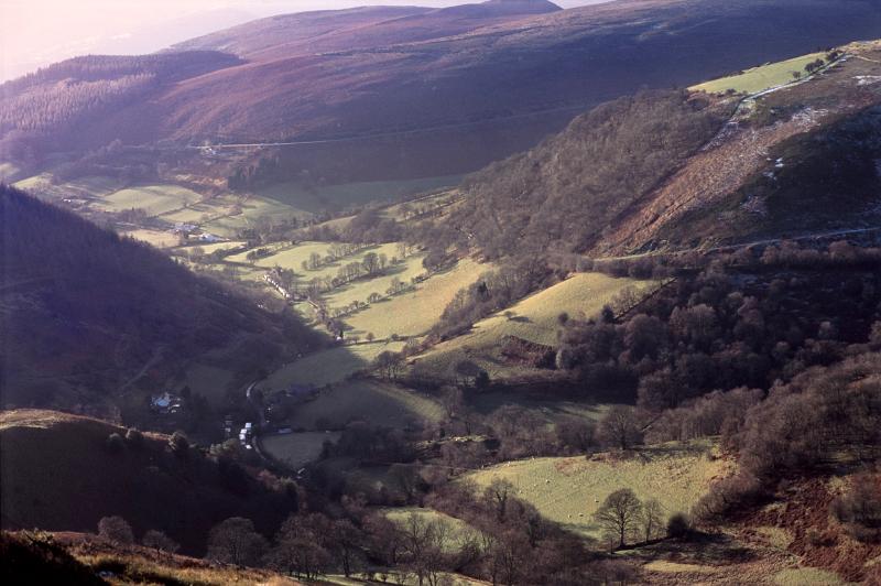 spectacular scenery of the north wales countryside