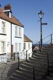 the bottom of the 199 steps to st marys church on top of the east cliff