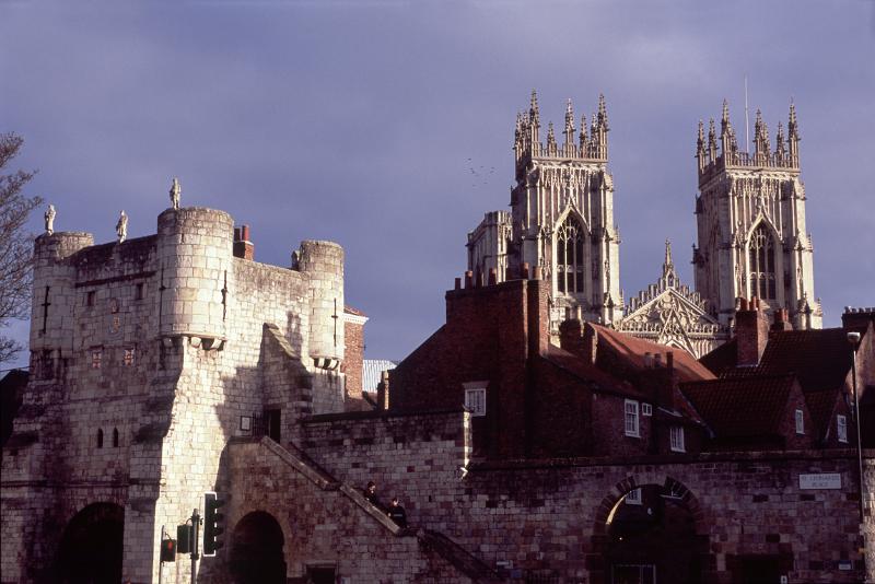 York minster and bootham bar