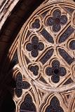 Close up Artistic Vintage Style Minister Rose Window at York, England