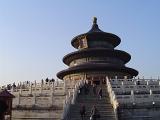 Largest Building in Temple of Heaven, the Hall of Prayer for Good Harvests, in Beijing China