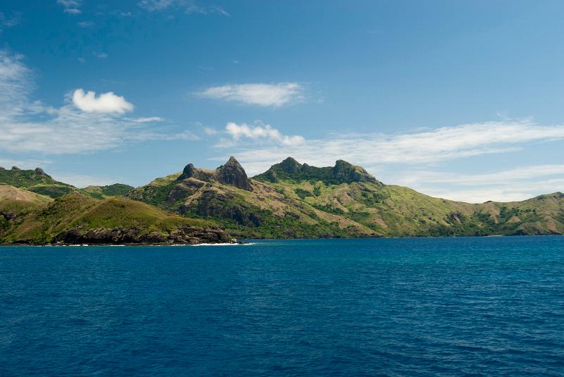 Waya island, Fiji, is a popular tourist destination known for its beautiful beaches, traditional lifestyle and lush hillsides