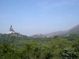 Tian Tan Buddha, also known as the Big Buddha, is a large bronze statue of a Buddha Amoghasiddhi on Ngong Ping, Lantau Island, in Hong Kong.