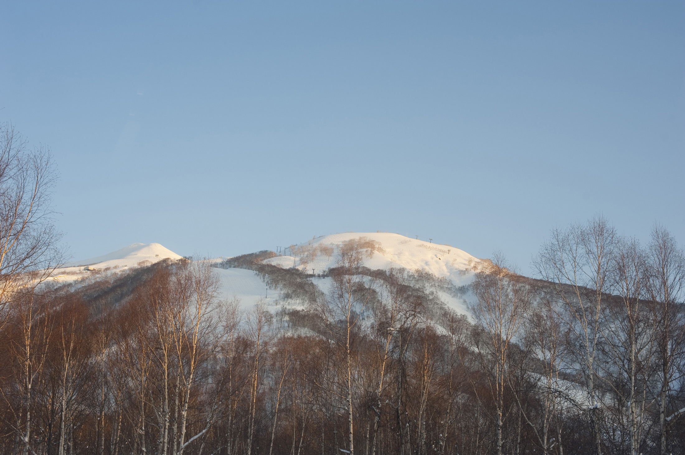 an image of Snow covered mountains of Niseko, Hokkaido, Japan
