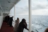 ice drift viewing, from the aurora ice breaker ship, Abashiri, Japan
