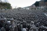 Buddhist statues, each representing an unknown or forgotten person, Adashino Nenbutsu-ji