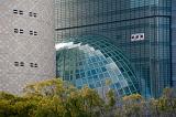 Eye ctaching architecture of the NHK Osaka Building