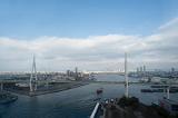 The Tempozan Cable Stay Bridge, Osaka, Japan