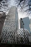 modern office buildings in shinjuku, tokyo, japan