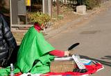 Colorful characters in Yoyogi Park on a sunday afternoon, Tokyo, Japan