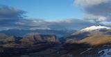 breathtaking view towards queenstown from coronet peak