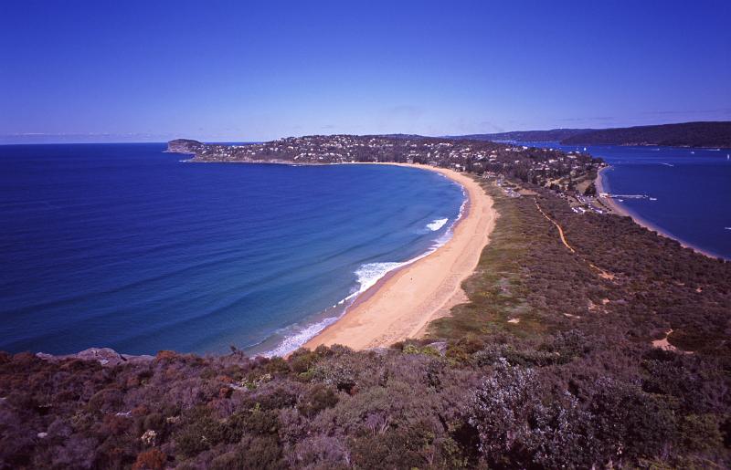 Scenic Overview of Barrenjoey Head and Palm Beach, New South Wales, Australia