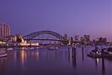 Sydney Harbour Bridge that carries rail, vehicular, bicycle and pedestrian traffic between the Sydney central business district and the North Shore. Captured at Night Time
