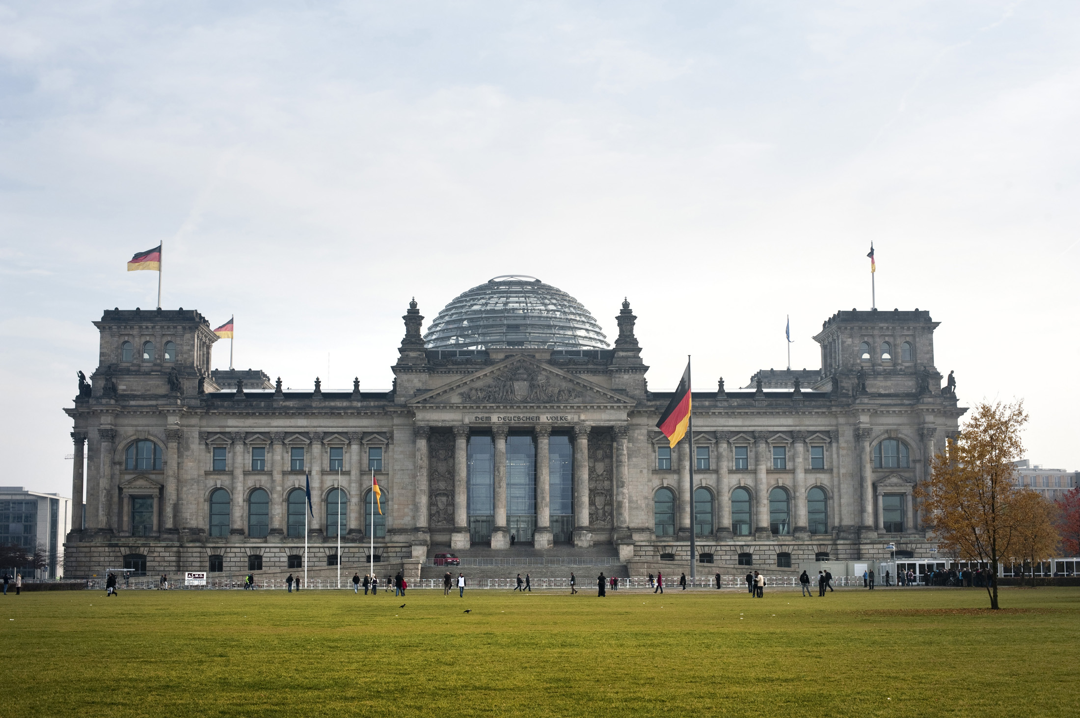 an image of historic facede of the berlin reichstag building, germany