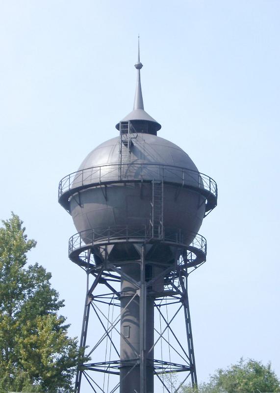 Water Tower at Former Anhalter Freight Yard and Now Part of Deutsches Technikmuseum in Berlin, Germay