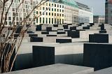 Blocks or Stelae in the memorial to the murdered jews, berlin germany