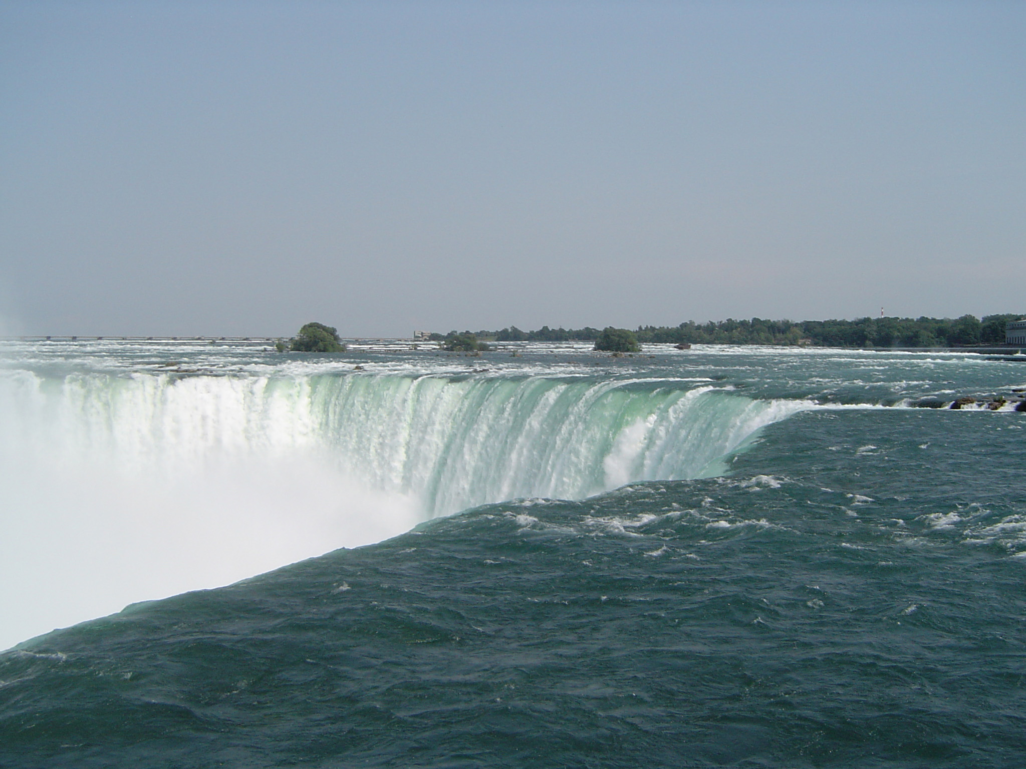 an image of Brink of Horseshoe Falls at Niagara Falls, Ontario, Canada