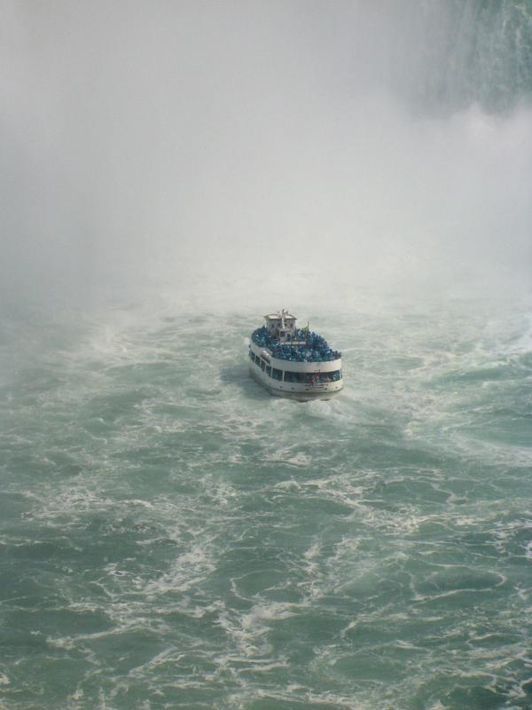Maid of the Mist Tour Boat at Niagara Falls, Ontario, Canada