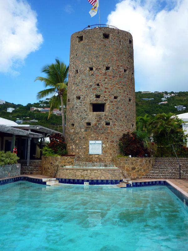 tower of pirate blackbeards castle, charlotte amalie, US vigrin islands
