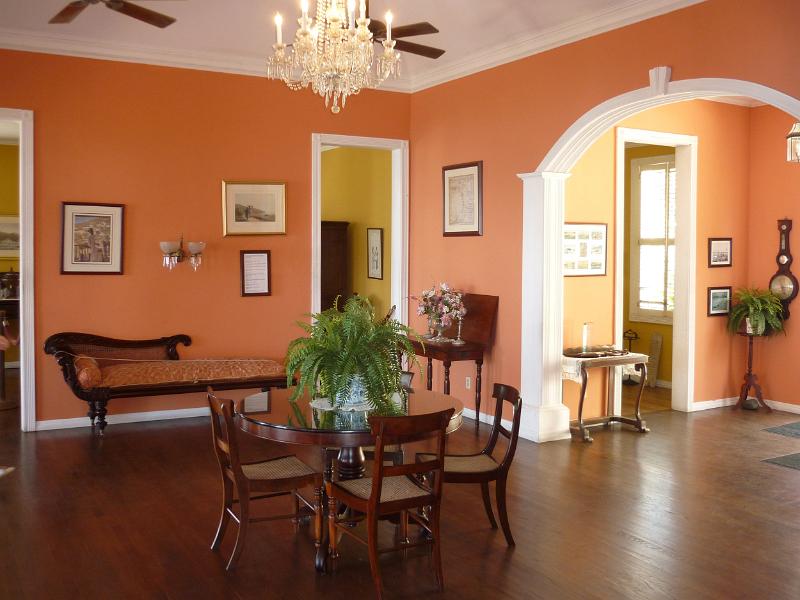 interior of a govenors house, charlotte amalie
