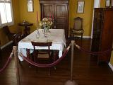 interior of a dining room in a heritage building, st thomas, us virgin islands