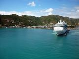 a boat in the harbour at road town, tortola, british virgin islands