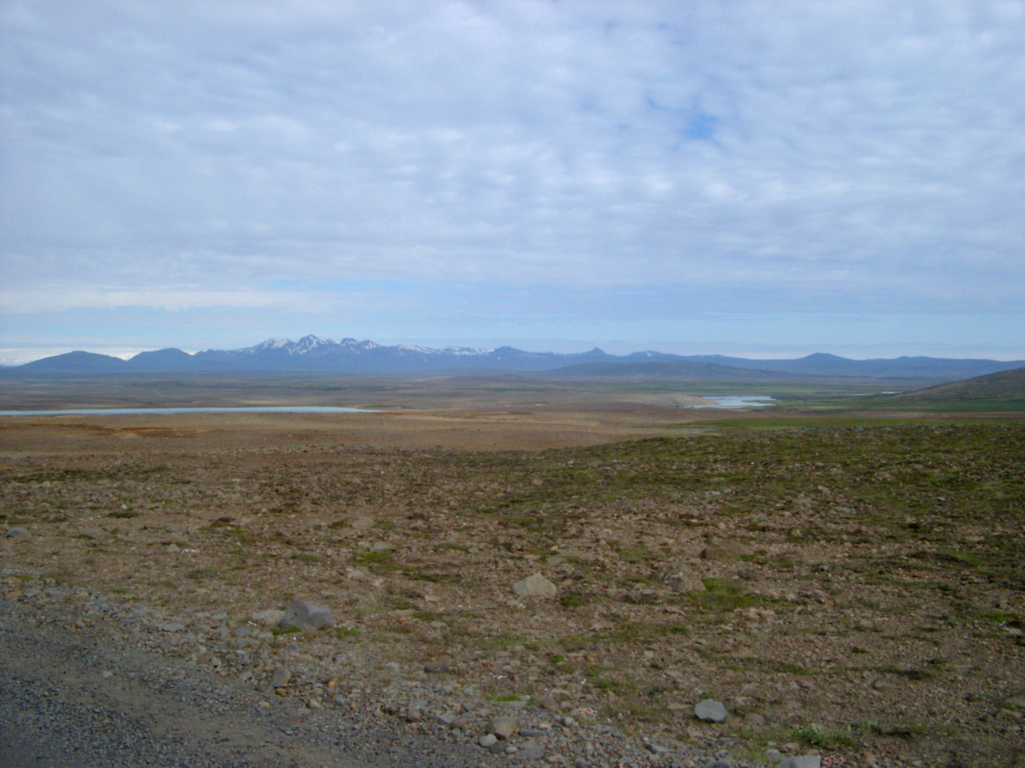 an image of Scenic Lakes and Mountains in Iceland with Overcast sky