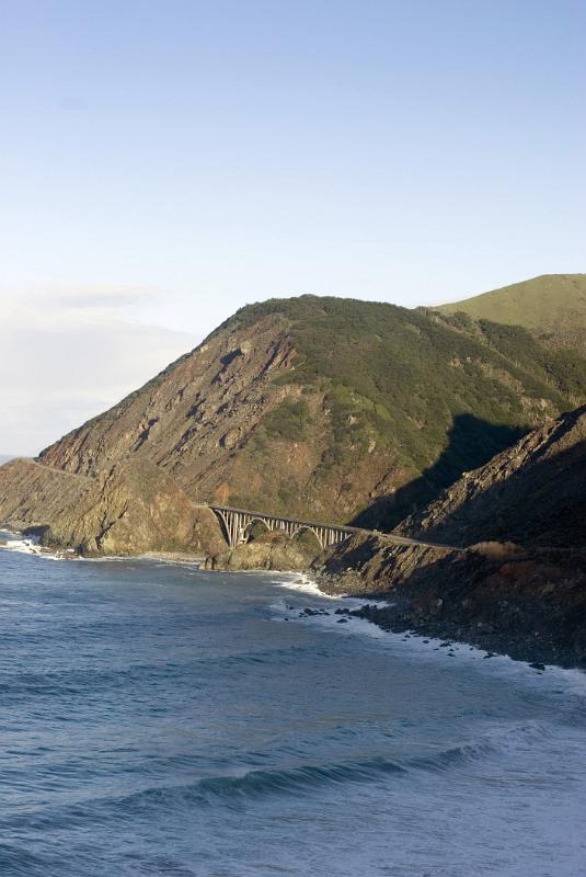 Scenic Big Sur seascape view off the Route 1 coastal highway in California