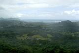 Looking East from Nuuanu Pali Lookout Towards Ocean, Hawaii