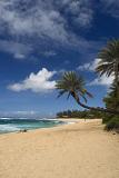 Beautiful Sunset Beach Captured at Day Light in Extensive View. A Perfect Place for Vacation.