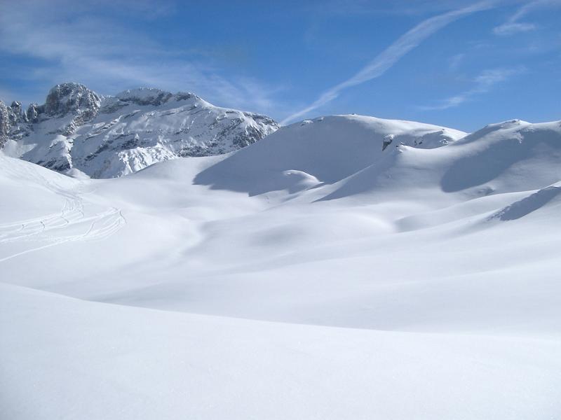 Beautiful Ice Snow Covering Wide Landscape on Winter. Captured in Light Blue Sky Background.